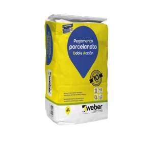 Adhesivo porcelanato polvo DA 25 kg