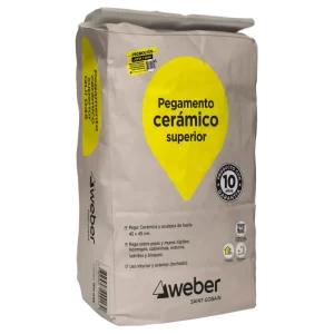Adhesivo cerámico polvo normal 25 kg