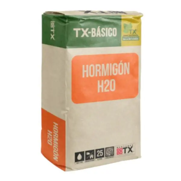 Mortero preparado H20 25kg